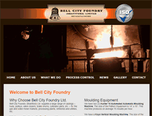 Tablet Screenshot of bellcityfoundry.com